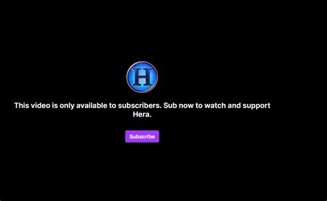 An extension to watch sub only VOD on Twitch